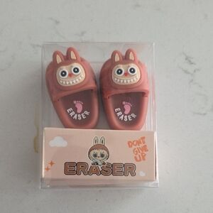 Labubu set of 2 erasers